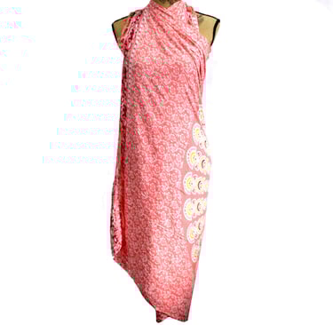 a dress with a pink dress on a mannequin