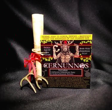 Cernunnos soap for witches. magic soap. 