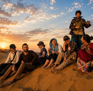 Authentic non-touristic desert safari in Jaisalmer.