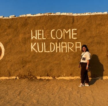 Historic Kuldhara abandoned village near Jaisalmer.