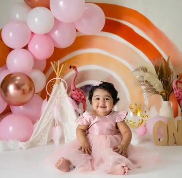 Cakesmash photography boho theme background pink