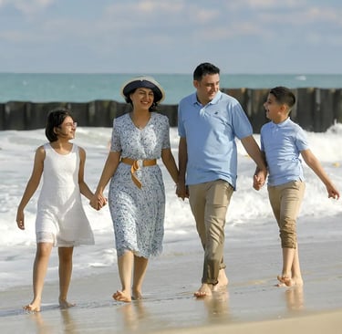 Picture of Family on Beach Burj Al Arab by Mirrorless Photo Studio in Dubai