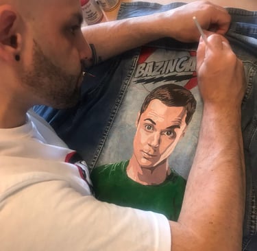 Sheldon cooper jacket personalized