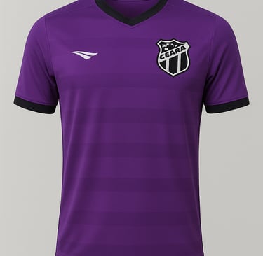camisa roxa do Ceará