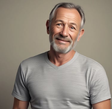man standing near balcony