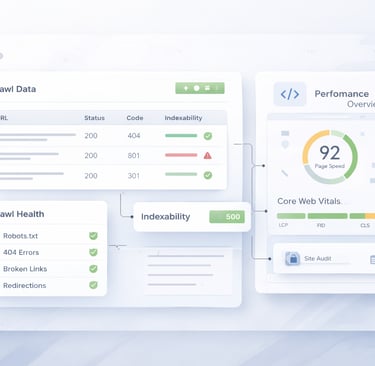 Technical SEO audit and crawl analysis