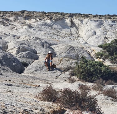 otherwordly lanscape in Antiparos island