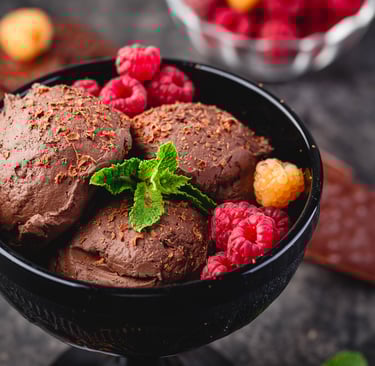 Gelato de Chocolate amargo.