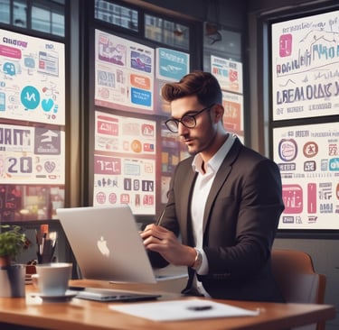 turned-on MacBook Pro