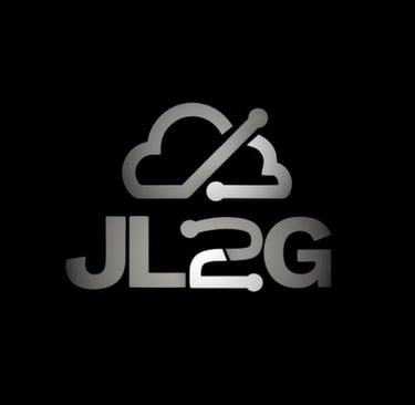 a cloud computing logo with the word jjl2g