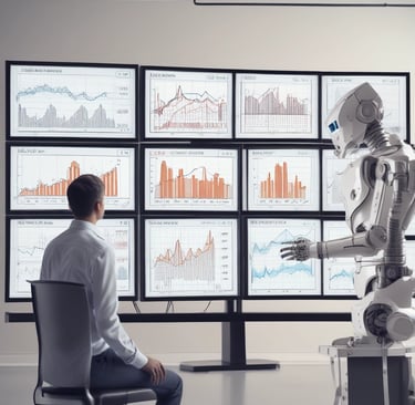 the word ai spelled in white letters on a black surface