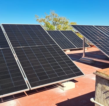 Photovoltaic instalation in La Marina