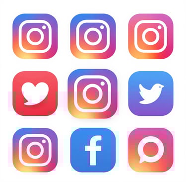 a red play button sitting on top of a table