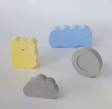 sponge square pva material clean sponge bath towel sponge