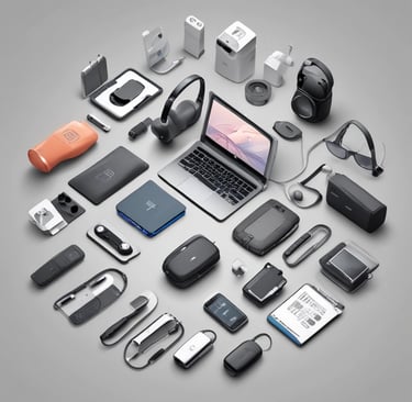 A stylish collection of home appliances ready for sale.