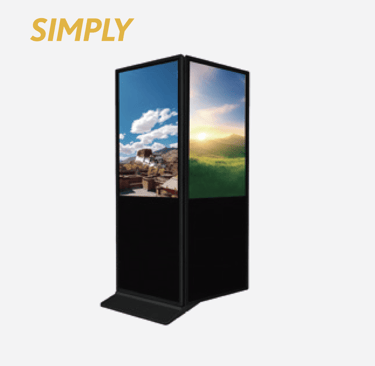 SIMPLY Floor Standing Dual Sides Screen