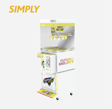 Future J1 Clip Per Claw Machine with locker