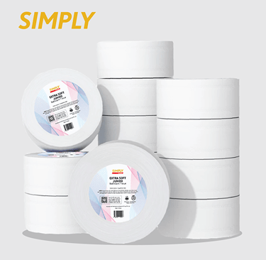 SIMPLY Classic Extra Soft Jumbo Bathroom Tissue (4 Ply)