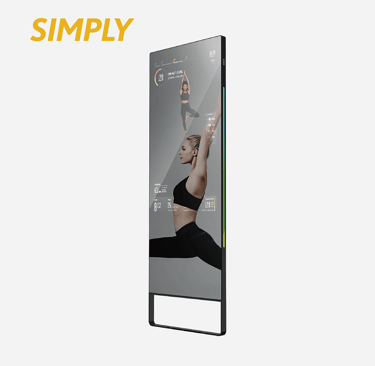 SIMPLY Magic Mirror Floor Standing Digital Signage