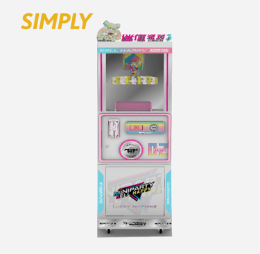 Mini Party 3 The Clipper With Locker Claw Machine