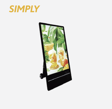 SIMPLY Outdoor Battery Portable Digital Poster