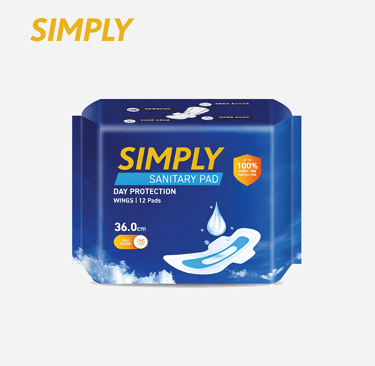 SIMPlY Sanitary Pad Day Protection 36.0Cm