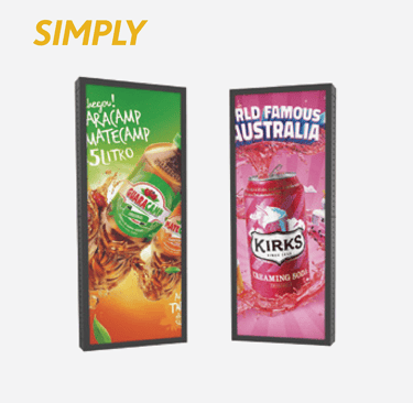 SIMPLY Double Sides Stretched Screen