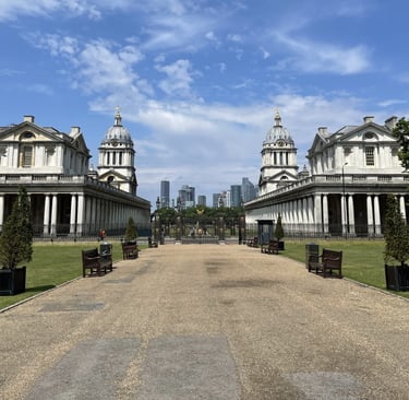 Royaume Uni - Londres vue depuis les jardins de la maison de la Reine