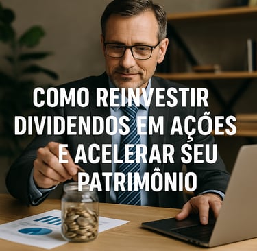 Como Reinvestir Dividendos em Ações e Acelerar Seu Patrimônio