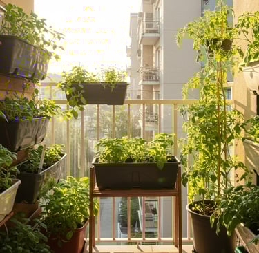 Cherry tomatoes, Balcony Garden, Urban Garden,