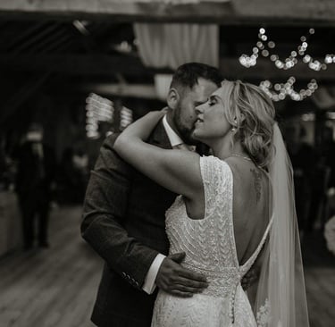 couple having a first dance