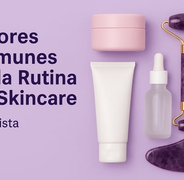 a variety of beauty products including a face mask, eyeliners and a mascara