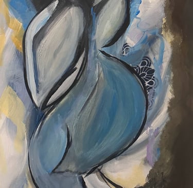Bluebird 29''x 55'' (SOLD)