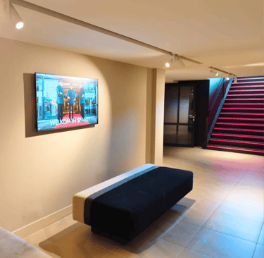 JustSignage, a couch in a room