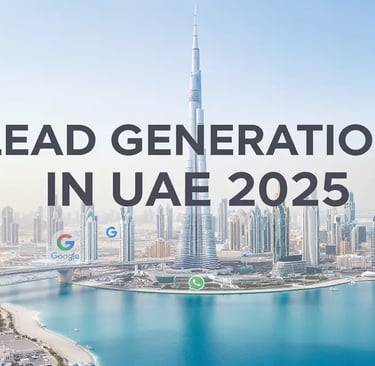Hero: “Lead generation UAE skyline digital marketing 2025”