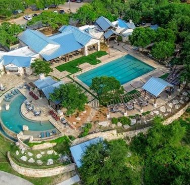Luxury estate with glass walls, window cleaning in Shavano Park, TX