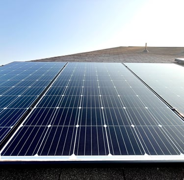 Clean Solar Panels on Roof in San Antonio