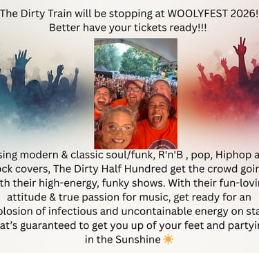 The dirty half hundred party band, Hertfordshires favorite party band