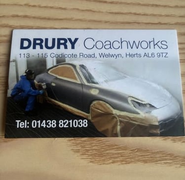 John Dury Coach works Welwyn
