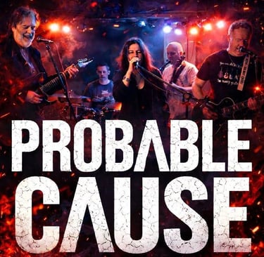 Probable Cause live music band playing rock and pop to punk and soul.