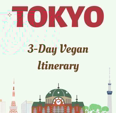 Tokyo Vegan Itinerary cover