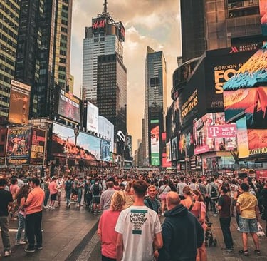 A very crowded market with too many businesses