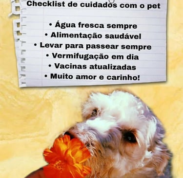 a dog is chewing on a paper with a notepad attached to it