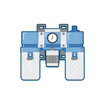 Unidad de mantenimiento FRL marca SMC