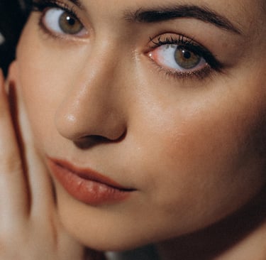 a woman with a ring on her finger