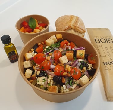 Panier Repas : Salade Grecque (Végétarien)