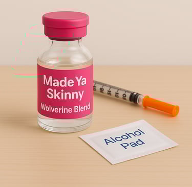 a bottle of alcohol and a needle needled needled needled needled needle