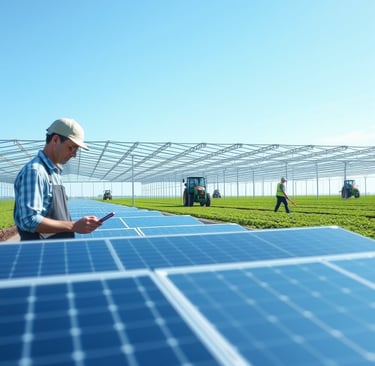 Panel solar sustentabilidad en los agronegocios en M茅xico