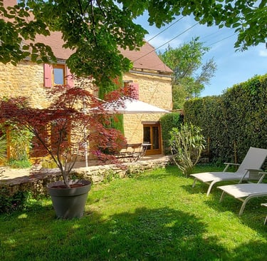 Jardin privatif du gîte