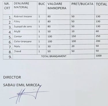 a paper with a list of the top ten most importants